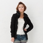 ageha@shibuya - Ruched Zip Jacket