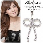 A.dore - Rhinestone 'Bow' Necklace