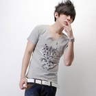 SeventyAge - Gem-Accent Printed T-Shirt
