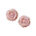 Briolette - Mother of Pearl Rose Earrings