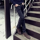 MITOSHOP - Washed Straight-Cut Jeans
