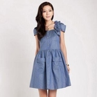 O.SA - Cap-Sleeve Frilled Dress