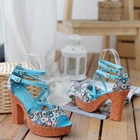 Grace Candy - Floral Platform Sandals