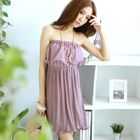 Tokyo Fashion - Strapless Ruffle Pleated Chiffon Dress