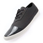 BSQT - Lace-Up Patent Panel Sneakers