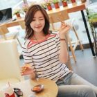 CLICK - Short-Sleeve Stripe T-Shirt