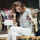 Propose - Jeweled Pocket-Accent T-Shirt