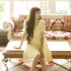 Tokyo Fashion - Lace-Front Chiffon Dress
