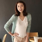 ode' - V-Neck Cut-Away Back T-Shirt