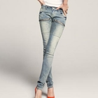 Othermix - Zip-Accent Washed Skinny Jeans