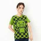 Buden Akindo - Short-Sleeve Print T-Shirt - Race Flag Pig