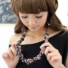 59 Seconds - Chiffon Wrap Bead Necklace
