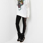 kenzi w - Mesh-Panel Beaded Leggings