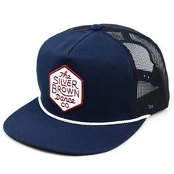 Ohkkage - Mesh-Panel Color-Block Cap Ohkkage - Mesh-Panel Color-Block Cap