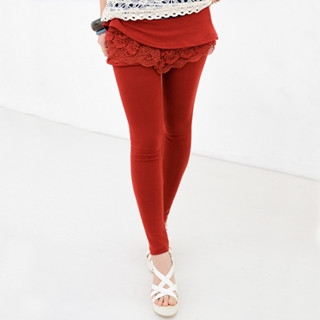 Inset Lace Miniskirt Leggings Inset Lace Miniskirt Leggings