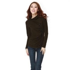 O.SA - Turtleneck Beaded Knit Top