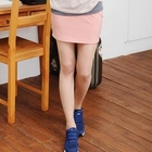Soneed - Elastic-Waist Miniskirt