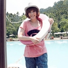 OrangeBear - Short-Sleeve Appliqué T-Shirt