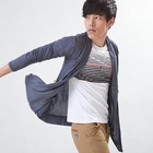 MR.PARK - Buttoned-Accent Shirred Jacket