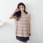 D.P-Shop - Pointelle Knit Top