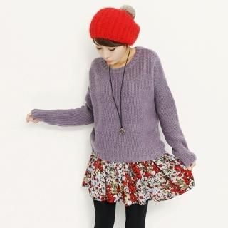 Round-Neck Knit Sweater Round-Neck Knit Sweater