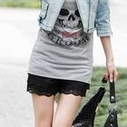 PUFFY - Elastic-Waist Lace Shorts