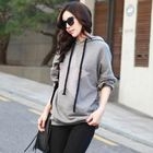 JUNY - Star Studded Hooded Pullover