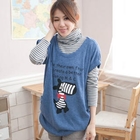CatWorld - Short-Sleeve Printed Knit Top