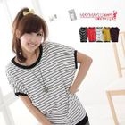 Maymaylu Dreams - Striped Short-Sleeve Cotton Tee