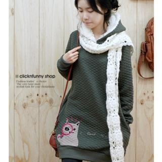 Hooded Quilted Dress with Fleece Lining