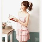 YUMI - 'Heart' Pattern Tube Dress