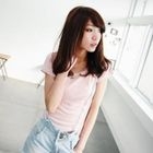 BAIMM - Lace-Trim Dotted T-Shirt