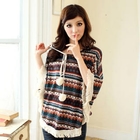 Tokyo Fashion - Fringed Patterned Poncho