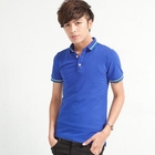 Free Shop - Contrast-Trim Short-Sleeve Polo Shirt