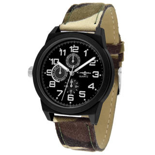 Camo. fabric Strap Watch