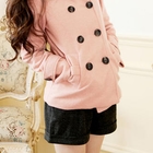 Tokyo Fashion - Buttoned Cuffed Shorts