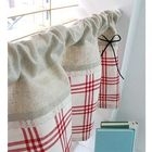 iswas - Plaid Valance Curtain