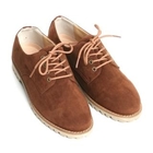 Groove9 - Faux-Suede Lace-Up Sneakers