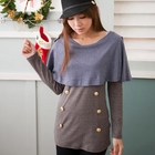 CatWorld - Set: Double-Buttoned Top + Capelet
