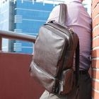 Belivus - Faux-Leather Backpack 