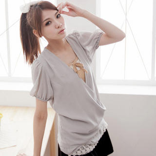 Short Sleeve Open-Front Cardigan