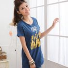 RingBear - Giraffe-Print Short-Sleeve Tee