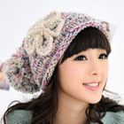 59 Seconds - Rhinestone Rosette Detail Beanie