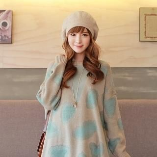 Patterned Sweater Dress