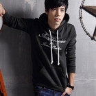MR.PARK - 'Accessories' Print Drawstring Hooded Pullover