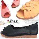 Marcella - Open-Toe Flats (2 Designs)