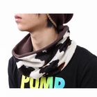 Momiton - Two-Tone Patterned Neck Warmer