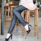Tokyo Fashion - Buttoned Slim-Fit Pants