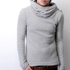 SeventyAge - Button-Shoulder Cowl-Neck Knit Top