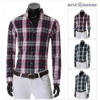 Button-Down Plaid Shirt